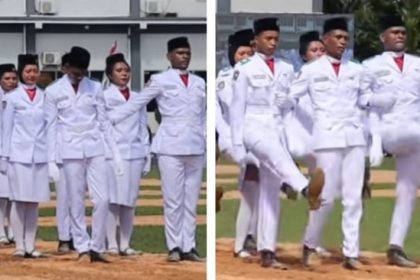 Anggota Paskibraka Hampir Tumbang Saat HUT RI ke-80