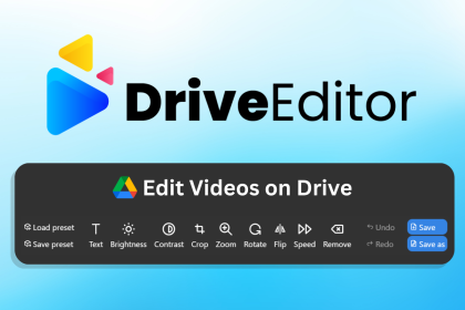 Google Drive Edit Video