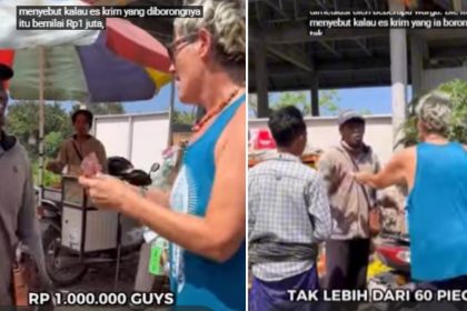Bule Traktir Es Krim di Lombok Berujung Ricuh