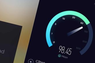 Aplikasi pengukur kecepatan internet