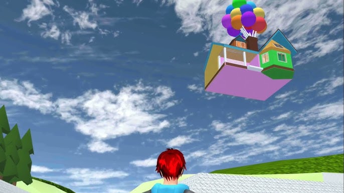 Cara Rahasia Bikin Rumah di Langit Sakura School Simulator