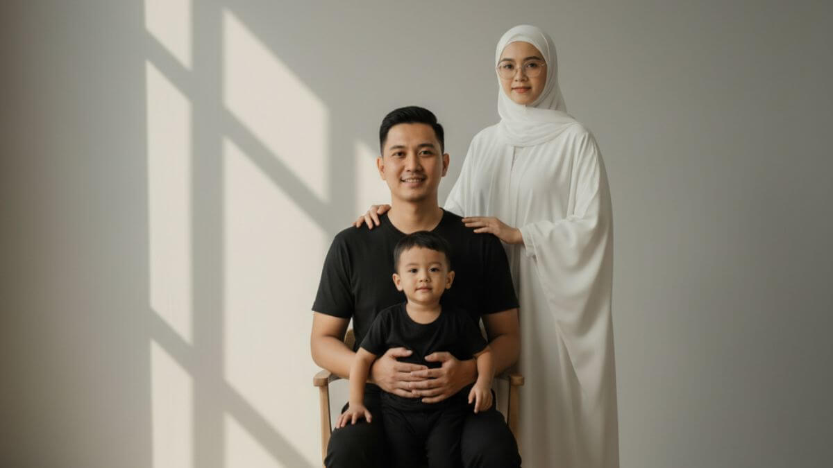 Foto Keluarga Ala Studio