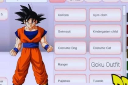 Membuat Karakter Dragon Ball di Sakura School Simulator
