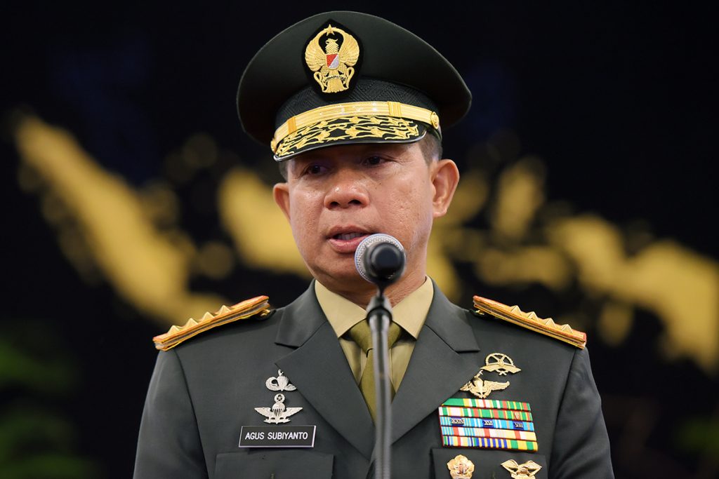 Panglima TNI Agus Subiyanto
