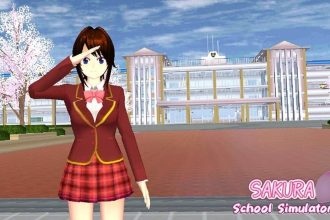 Pelangi di Sakura School Simulator