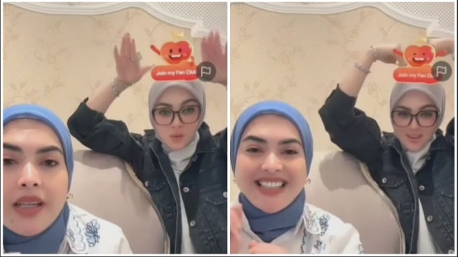 Syahrini Live TikTok