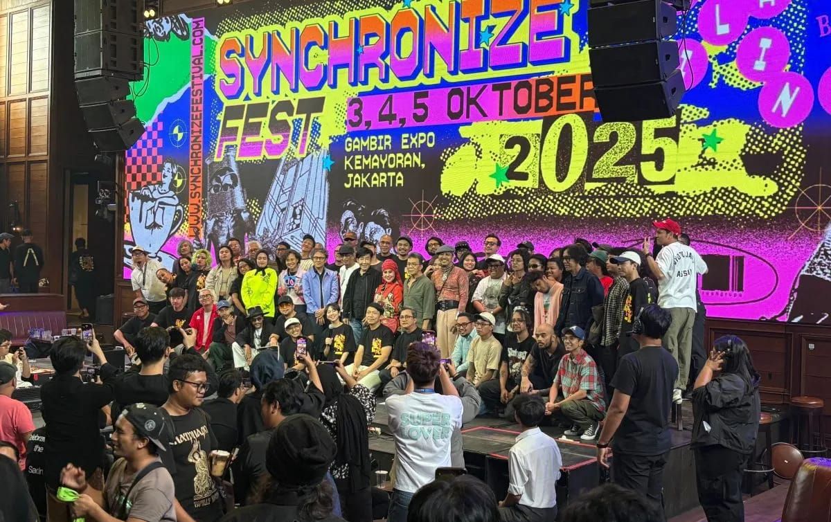 Lagu Sandaran Hati Versi Koplo Oleh Letto di Synchronize Festival 2025