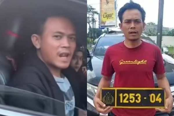 Viral Sopir Pajero Gunakan Strobo dan Pelat Dinas Polri